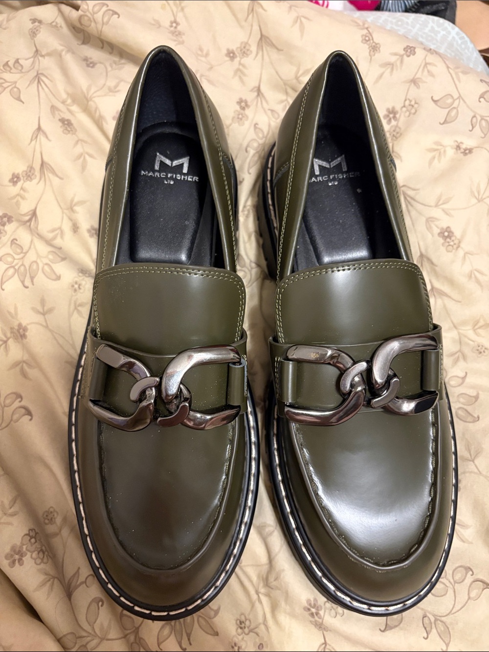 Marc Fisher Trisca Lug Sole Loafers